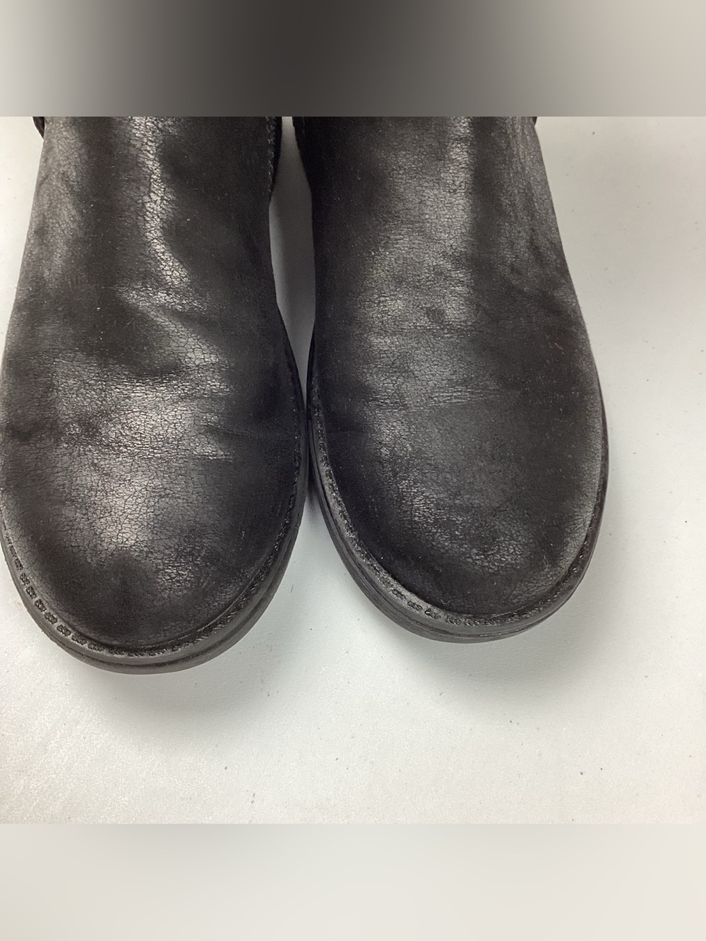 Carlos By Carlos Santana Seth Black Faux Leather Moto Boots Women’s Size 8.5 - Picture 5 of 8